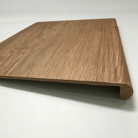Marchepied d'escalier en composite bois-plastique (WPC) antidérapant et imperméable pour la rénovation des escaliers extérieurs de jardins et de villas
