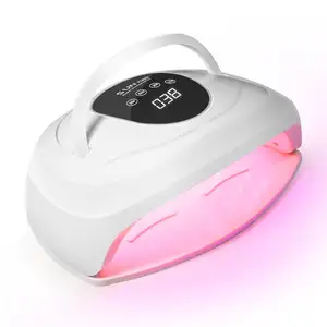 2024 Nieuwste Professionele Nageldroger Voor Dubbele Handen Gebruiken Grote Gel Uitharding Nagel Licht Snel Drogen Uv Led Gel Nagellamp