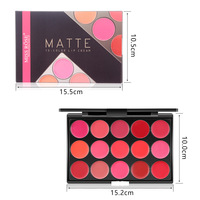 Vente en gros, étui avec miroir, repulpant, gloss, toutes les couleurs, coustumize, étiquette privée, palette de rouge à lèvres mat