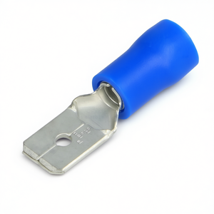 Blue <b>Tab</b> Faston Connector 6.3mm 1.5-2.5mm Wire Gauge Pack Of 100 - Product Image 2