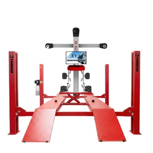 Máquina de Alineación de Vehículos Trihero 3D con Combinación de Plataforma Elevadora de Cuatro Postes para Reparación de Automóviles - Product Image 1