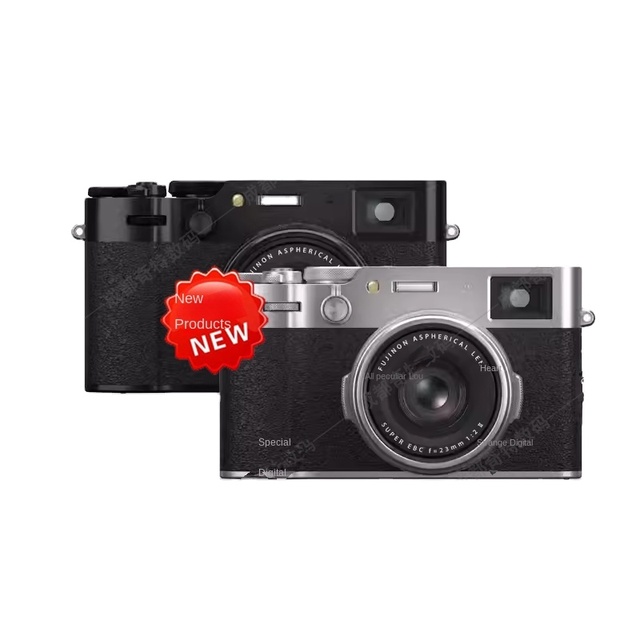Fujifilm X100VI Silver Digital Camera with CMOS Sensor Element Japanese English 2-Language Setting Model