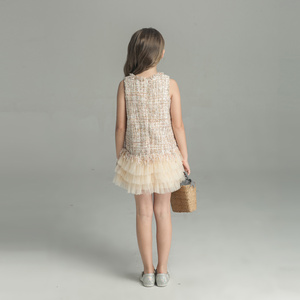 ชุดเดรสเจ้าหญิงสำหรับเด็กผู้หญิง ชุดเดรสผ้าฝ้ายสำหรับฤดูร้อน - Product Image 3