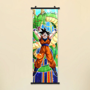 Affiche murale en tissu 70*25cm, 3000 motifs, Anime japonais <span class=keywords><strong>Dragon</strong></span> <span class=keywords><strong>Ball</strong></span> Goku Vegeta, Peintures, Poster mural déroulable - Product Image 2