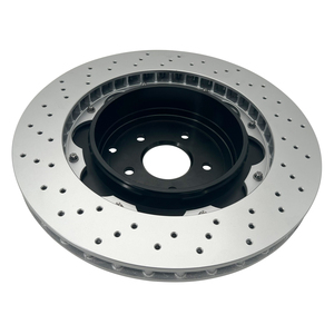 Un nouveau frein de voiture pour Nissan GTR GT-R R35, disques de frein arrière rainurés en deux parties, paire de 380 mm, 2009 - Product Image 4