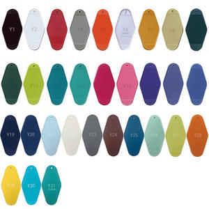 Vente en gros de porte-clés de motel avec logo personnalisé porte-clés de motel vintage rétro personnalisé pour chambre d'hôtel porte-clés de motel blanc - Product Image 3