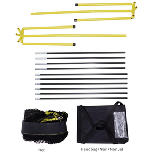 Kit de filet d'entraînement portable professionnel pour la collecte de balles de pickleball et de cricket - Système de retour de frappe durable et écologique - Product Image 5