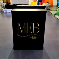 Table de présentation promotionnelle portable et pliable pour la publicité et les salons professionnels