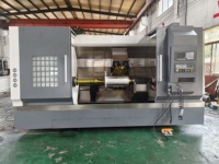 Torno CNC de Cama Inclinada de Alta Resistencia TCK800, 950 Nm de Alto Torque para Torneado y Mandrinado de Componentes Metálicos Grandes, Equipo CNC de Precisión