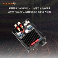 Mini TDA7498E 100W X 2 Hi-Fi Dijital Amplifikatör - D Sınıfı Küçük Masaüstü Güç Amplifikatörü