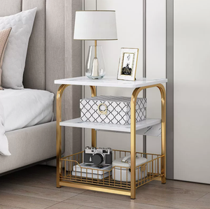 Tavolino da Caffè in Legno Mini Convertibile Semplice e Compatto per Camera da Letto, Soggiorno, Divano, Portatile, a Doppio Strato, Lussuoso e Leggero per la Casa - Product Image 2