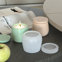 Moule en silicone pour réservoir de stockage en résine époxy, pot en plâtre et ciment, et moule pour bougie en forme d'étoile