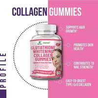 Capsules Gluta Glow Sparkle Complément Alimentaire Collagène Beauté Naturelle Éclaircissement de la Peau pour Femmes