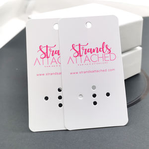 Luxe Herbruikbare 3d Logo Dik <span class=keywords><strong>Plastic</strong></span> <span class=keywords><strong>Tag</strong></span> Voor Haarverlenging Op Maat Gemaakte Haarbundel Swing <span class=keywords><strong>Tag</strong></span> Display Opknoping <span class=keywords><strong>Tag</strong></span> - Product Image 4