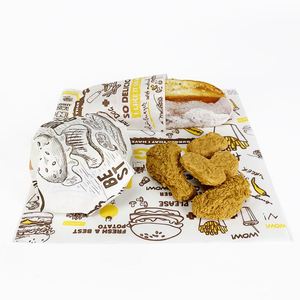 Papel Encerado Personalizado de Grado Alimenticio, Resistente a la Grasa, para Envolver Sándwiches, con Logotipo Impreso Personalizado para Pizza, Pastel, Dulces - Product Image 2