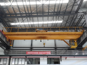 Hiệu quả cao 10m 12M Nhịp Cầu Dầm đôi bền treo cần cẩu với công suất 5-100 tấn với tời và taxi - Product Image 5