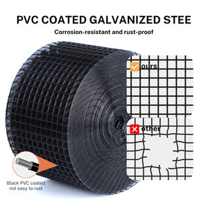 1/2 Inch Square Mesh PVC Coated Anti Bird <b>Net</b> Barrier for Agriculture Use - Product Image 3