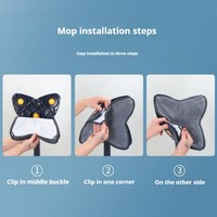 Balai Plat Multifonctionnel 3-en-1 en Gros avec Tête Rotative et Recharge en Microfibre pour Outils de Nettoyage Domestique Balai Triangle