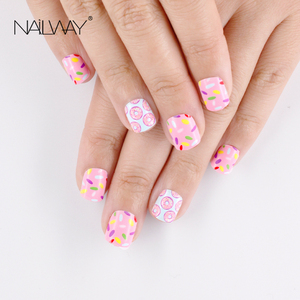 24pcs colorido lindo <span class=keywords><strong>uñas</strong></span> cortas niños falsas <span class=keywords><strong>uñas</strong></span> con recubrimiento mate chicas, <span class=keywords><strong>uñas</strong></span> <span class=keywords><strong>postizas</strong></span>, pulse en <span class=keywords><strong>uñas</strong></span>, con <span class=keywords><strong>pegamento</strong></span> - Product Image 3