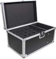 Valise de transport ATA pour (20) microphones sans fil et filaires avec rangement supplémentaire