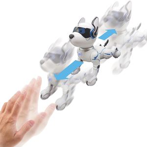 LEXiBOOK Power Puppy: Il Mio Robot Cane Intelligente con Controllo Remoto, Gesti, Addestramento, Danza, Musica, Effetti Luminosi e AI Programmabile - Product Image 6