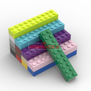 BEBRICKS Série de pièces de construction 3006 Briques 2x10 Blocs de construction Jouet Pièce de base MOC Ensemble de plaques pour garçons et filles Créer - Product Image 5