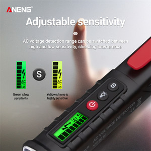 Máy Phát Hiện Điện Áp AC/DC Kỹ Thuật Số ANENG VC1010, Máy Kiểm Tra Điện Áp Thông Minh Không Tiếp Xúc, Máy Đo Bút 12-1000V, Cảm Biến Điện Hiện Tại - Product Image 5