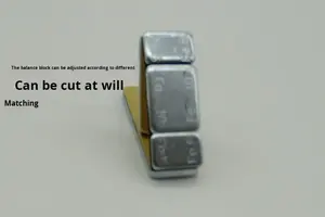 Voitures enduites de zinc SUV camions équilibreurs de <span class=keywords><strong>roue</strong></span> de <span class=keywords><strong>moto</strong></span> bande bleue 5g 12 <span class=keywords><strong>poids</strong></span> de <span class=keywords><strong>roue</strong></span> d'équilibre adhésif - Product Image 6