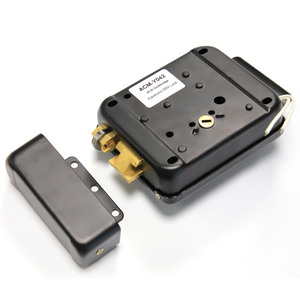 Cerradura de seguridad de doble cilindro de fabricación de alta calidad, cerradura de puerta de borde eléctrica de 12V, cerradura de puerta de cerrojo electrónico con llaves - Product Image 3