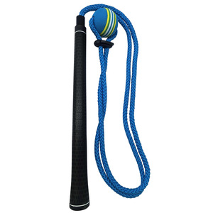 Corde d'entraînement pour swing de golf, poignée en caoutchouc et nylon, jusqu'à 44 pouces, aide à la pratique en intérieur, ambidextre - Product Image 5