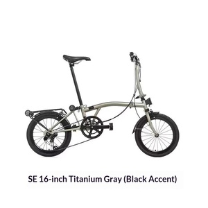 Vélo pliant de style <span class=keywords><strong>Brompton</strong></span> à 3 plis, 16 <span class=keywords><strong>pouces</strong></span>, compact, portable, pour les trajets quotidiens - Product Image 3