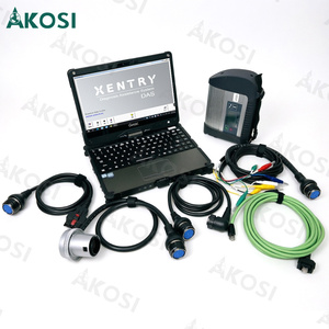 Laptop V110 + Multiplexor OBD2 MB Star SD Connect C4 y Función WIFI DOIP para Diagnóstico de Autos y Camiones 12V y 24V - Product Image 2