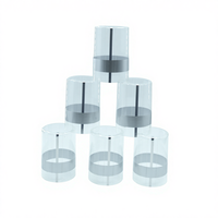 Capsule rétractable en PVC transparente professionnelle pour bouteille de vin avec bande détachable