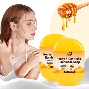 Savon Yoni artisanal bio Chinaherbs, blanchissant pour le visage, au miel, au lait de chèvre, au théier, savons à pH équilibré, sans œstrogène - Product Image 1