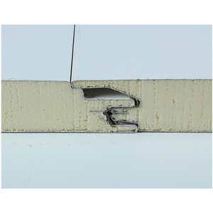 Panel Sándwich de Acero de Doble Cara con <span class=keywords><strong>Aislamiento</strong></span> Térmico para Paredes y Techos de Cámaras Frigoríficas, Núcleo PIR para Construcciones de Hoteles - Product Image 5