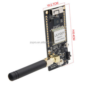 TTGO ESP32-Paxcounter LoRa32 V2.1 433/868/915MHZ LoRa <span class=keywords><strong>ESP</strong></span>-32 OLED 0.96 pouces carte <span class=keywords><strong>SD</strong></span> Blue Tooth WIFI Module SMD - Product Image 4
