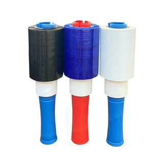 Industrial Strength Mini Stretch Film <strong>Wrap</strong> With Handle 4" 500 ft <strong>Pallet</strong> Moving Supplies Shrink <strong>Wrap</strong> Packaging Film - Product Image 1