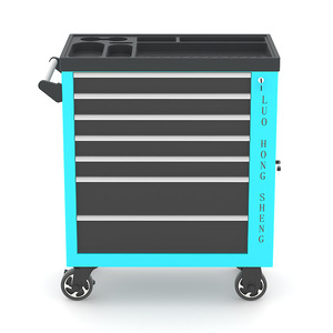 Chariot de maintenance mobile robuste pour outils de charge à sept pompes, pour réparation automobile en usine HYD-107 - Product Image 5
