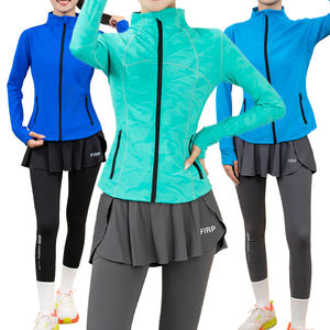 La Sudadera con capucha deportiva personalizada con cremallera incluye agujeros para el pulgar, capa de malla y bolsillo de carcasa suave, perfecta para gimnasio y fitness - Product Image 3