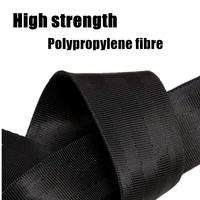 Sangle de remorquage robuste en nylon noir de 6 m pour bateaux, voitures et véhicules, avec mousqueton de sécurité – Pièces de rechange
