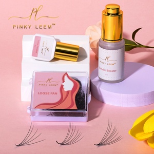พิงกี้ ลีม ขนตาปลอมสำเร็จรูป ใย PBT แบบเกาหลี 10d Cc 3d 0.07 ขนตาปลอมแบบหลวม ฐานแหลม ก้านยาว ขนตาปลอมสำเร็จรูปแบบหลวม - Product Image 6