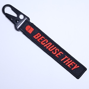 Flight Custom Embroidery Keychain logo <strong>Key</strong> Tag <strong>Key</strong> Ring Custom Jet Tag <strong>Key</strong> Chains Fabric Woven Brand <strong>Label</strong> Woven Wholesale - Product Image 5