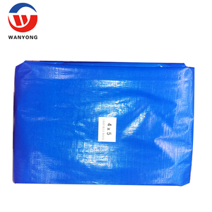 Bâche PE personnalisée du fabricant Linyi 4x5m, bâche PE bleue et <span class=keywords><strong>blanche</strong></span>, bâche PE laminée - Product Image 2