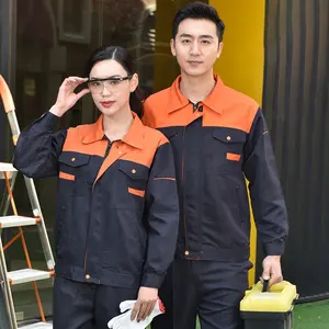 Hot Sale Canvas Work Overall Wear-Resistant Auto Repairman Durable Welding Suit Worker Coverall Factory Uniform