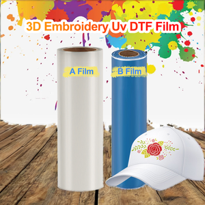 Jiamei JM-UVDTF-FILM Digital Printing PET Heat Transfer Film Roll for <b>Glass</b> Application Durable Vinyl <b>Sticker</b> Sheet/ - Product Image 2