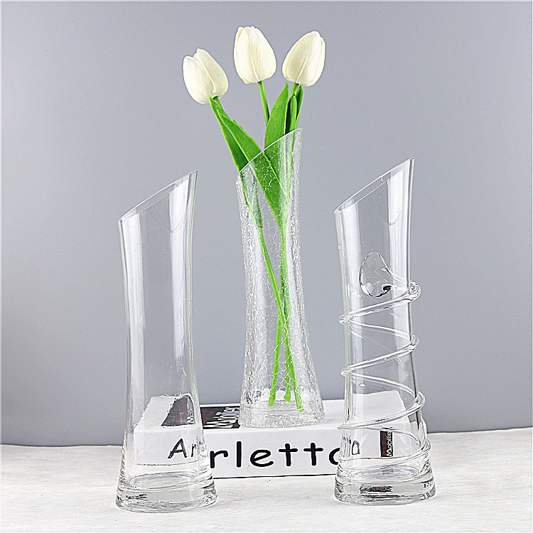Factory Produced Wholesale Home decor Glass Vases