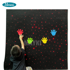 Équipement de salle sensorielle avec lumières à fibres optiques interactives, <span class=keywords><strong>tapis</strong></span> à fibres optiques LED, <span class=keywords><strong>tapis</strong></span> lumineux étoilés pour enfants - Product Image 6