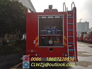 Camion-citerne HOWO neuf, diesel, 6x4, 340 ch, 8 tonnes, eau, mousse, camion de pompiers - Product Image 4