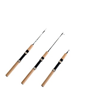 Caña de pescar telescópica de 2 m con mango color madera, acción media-rápida, para camarones, pesca en Taiwán, barco, océano, embalse, estanque - Product Image 5