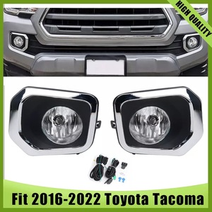 Luces antiniebla halógenas para Toyota Tacoma 2016-2020, juego de luces delanteras cromadas - Product Image 5